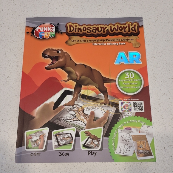 Pukka Fun Dinosaur World interactive book - Picture 1 of 5